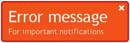 notification error