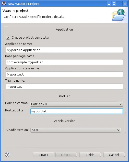 project new portlet 3