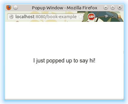 windows popup