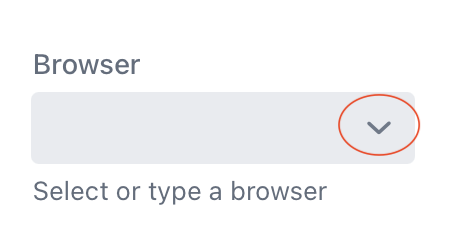 Dropdown icon