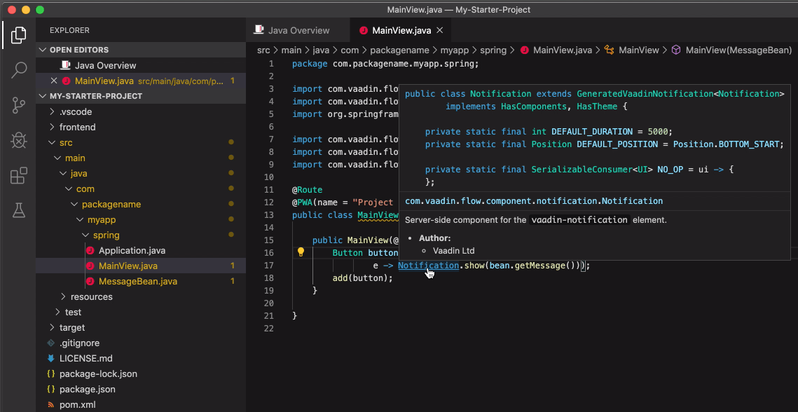 maven visual studio code